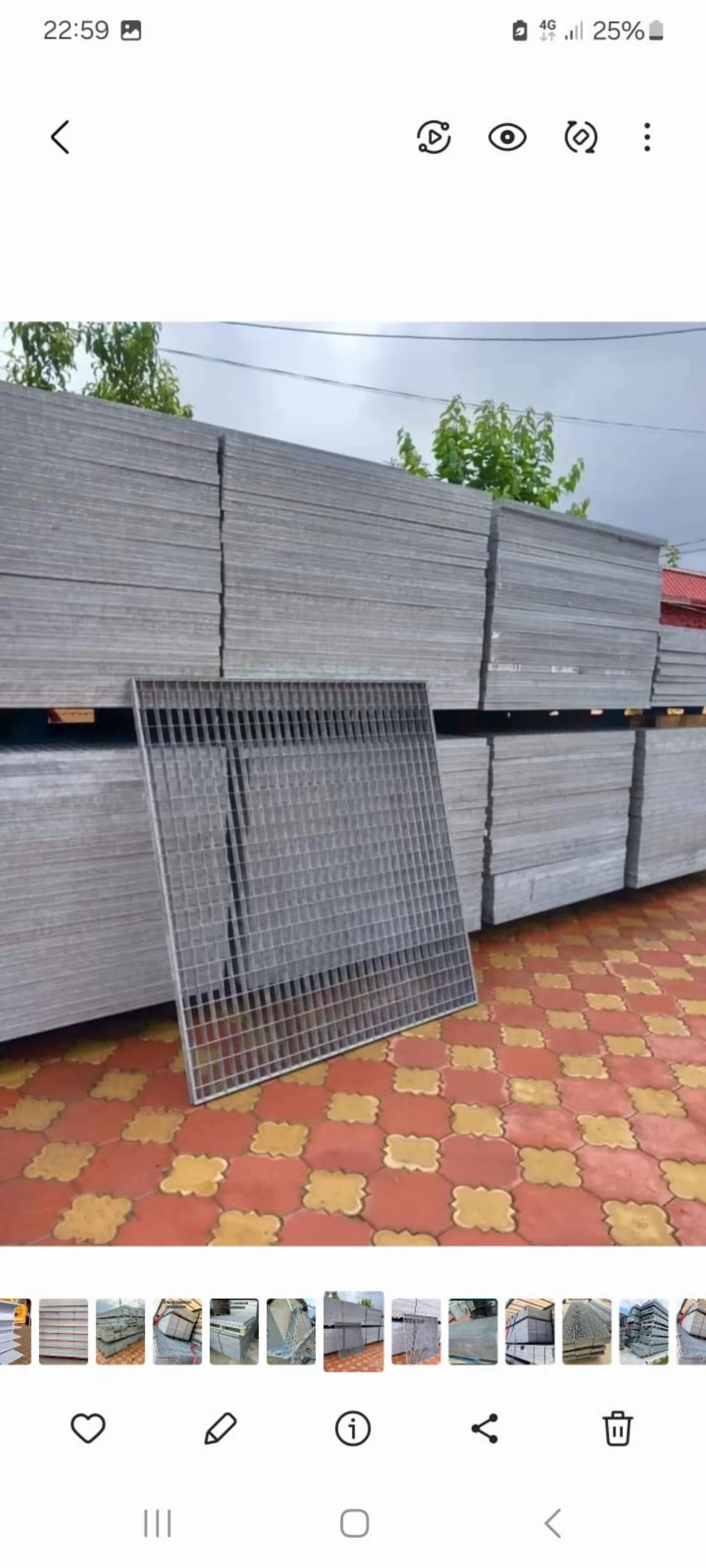 Treaptă perforată antiderapantă - proiect 18