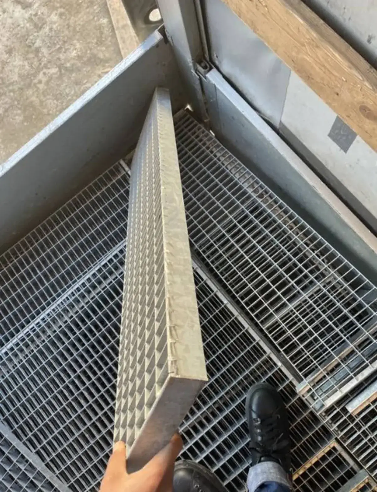 Grătar metalic zincat - proiect 2