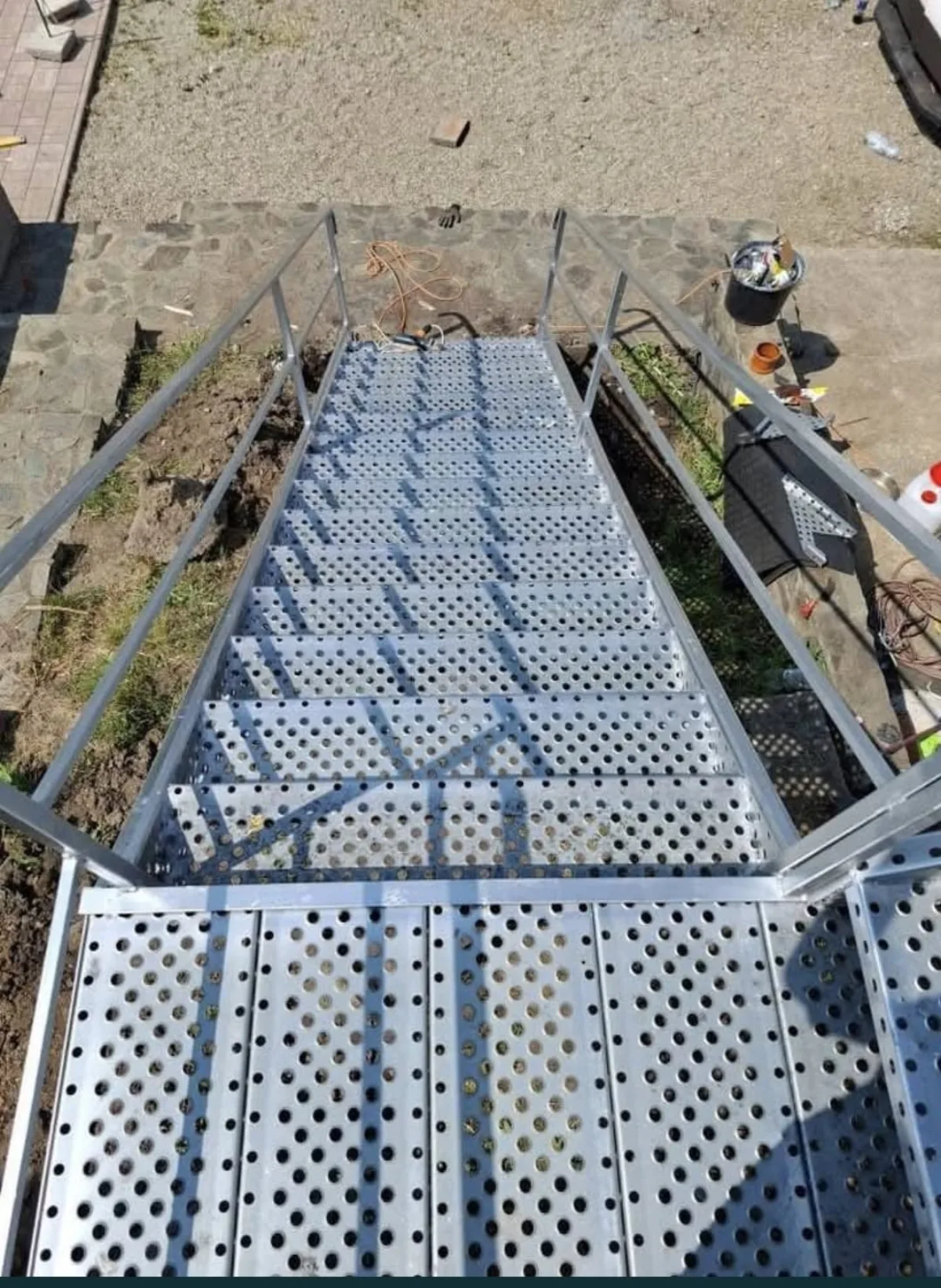 Scară metalică exterioară - proiect 12