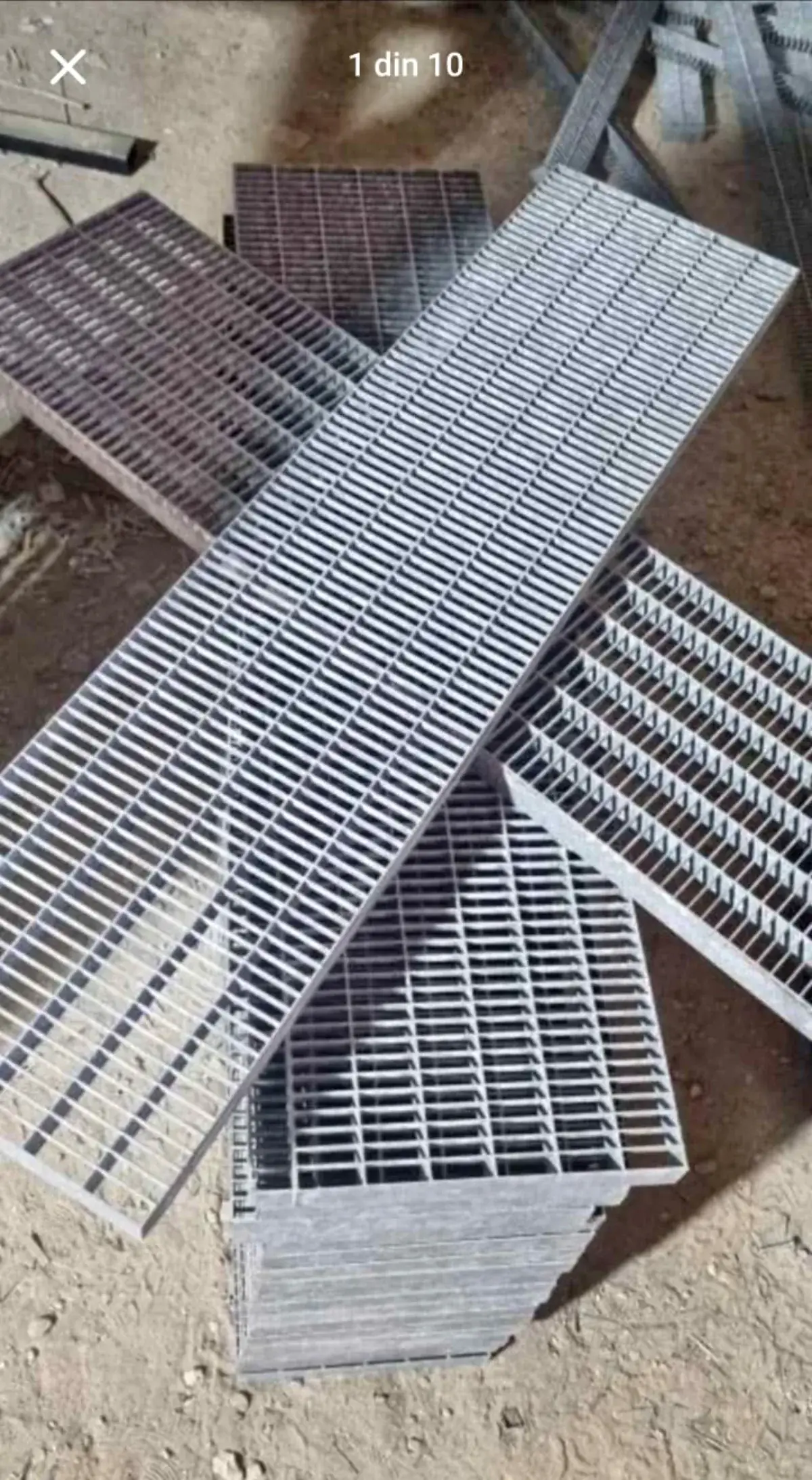 Treaptă perforată antiderapantă - proiect 20